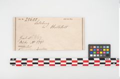Etikett zu Bronzegürtelblech (NHMW-PRAE-025688)